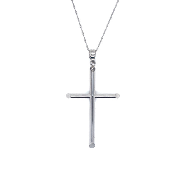 14K Cross Pendant Necklace 18"