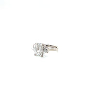 3.77ct tw 3 Stone Laboratory-Grown Diamond Engagement Ring