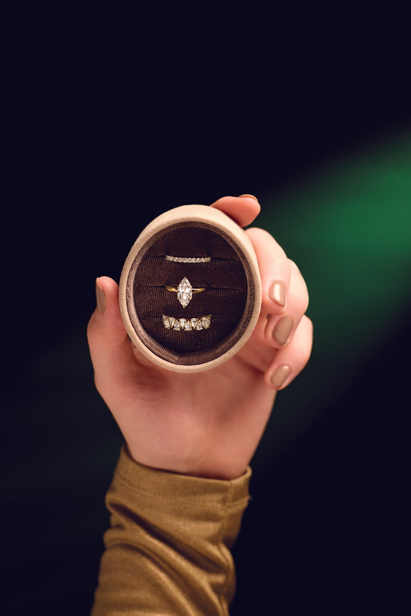 How Should I Stack My Engagement Ring with My Wedding Band?