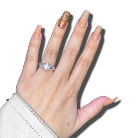 an engagement ring