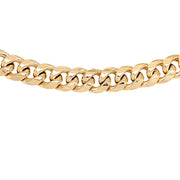 14K Gold Semi Solid Cuban Link Chain 24"