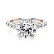 3.66ctw Pave Laboratory Grown Diamond Engagement Ring