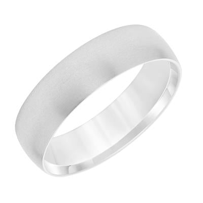 6MM Brushed Wedding Band