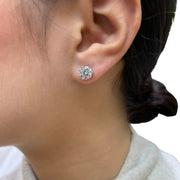 14K White Gold 3.00ct Laboratory Grown Diamond Studs