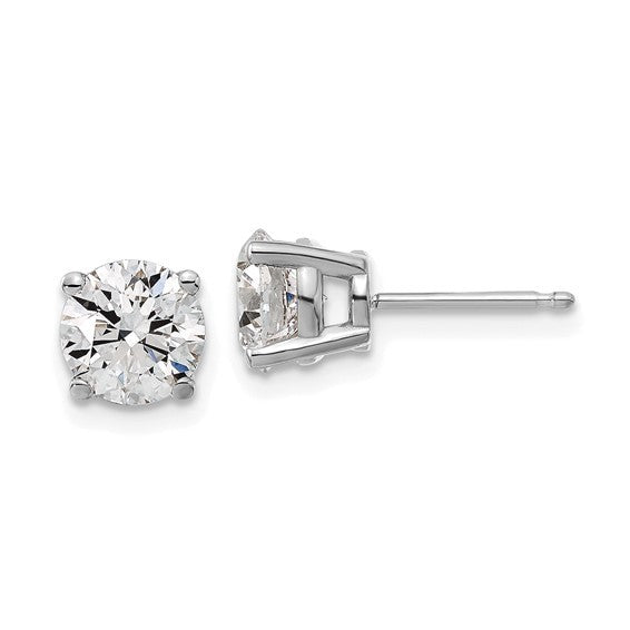 2.00ctw Natural Diamond Studs in 14K White Gold