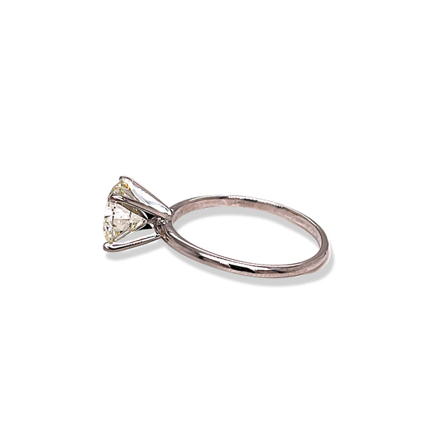 2.10ct Round Laboratory Grown Diamond Solitaire Engagement Ring