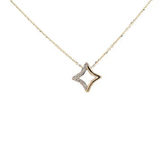 14 Karat Yellow Gold Star Pendant