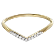 14k Yellow Gold Contoured Ring