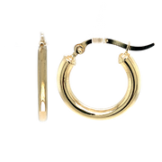 14K Yellow Gold Small Hoop Earrings