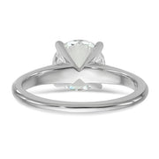 14K White Gold 2.00ct Round Lab Grown Diamond Solitaire Engagement Ring