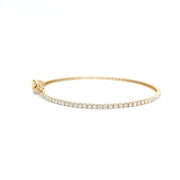 14K 1.25ctw Yellow Gold Tennis Bracelet