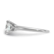 14K White Gold 2.00ct Round Lab Grown Diamond Solitaire Engagement Ring