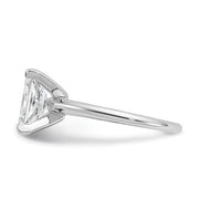 2.06ct Solitaire Laboratory Grown Radiant Cut Diamond Engagement Ring