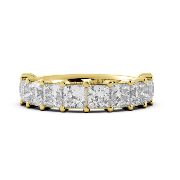 5.40tw Princess Cut Diamond Eternity Band