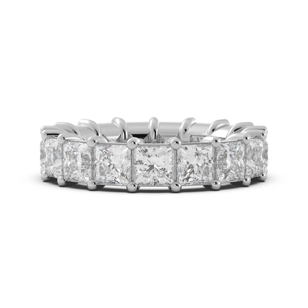 5.40tw Princess Cut Diamond Eternity Band