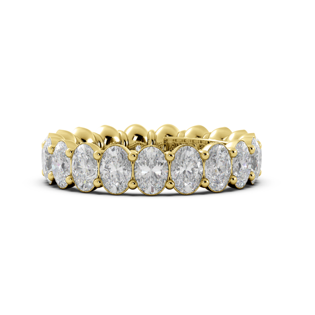 4.75tw Oval Diamond Eternity Band