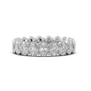 4.75tw Oval Diamond Eternity Band