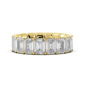 9.00ct tw Emerald Cut Diamond Eternity Band