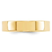 5MM Yellow Gold Flat Wedding Band