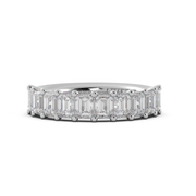 1.50ct tw Emerald Cut Diamond Band