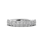 1.50ct tw Asscher Cut Diamond Band