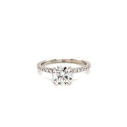 1.54ct tw Laboratory Grown Pave Engagement Ring