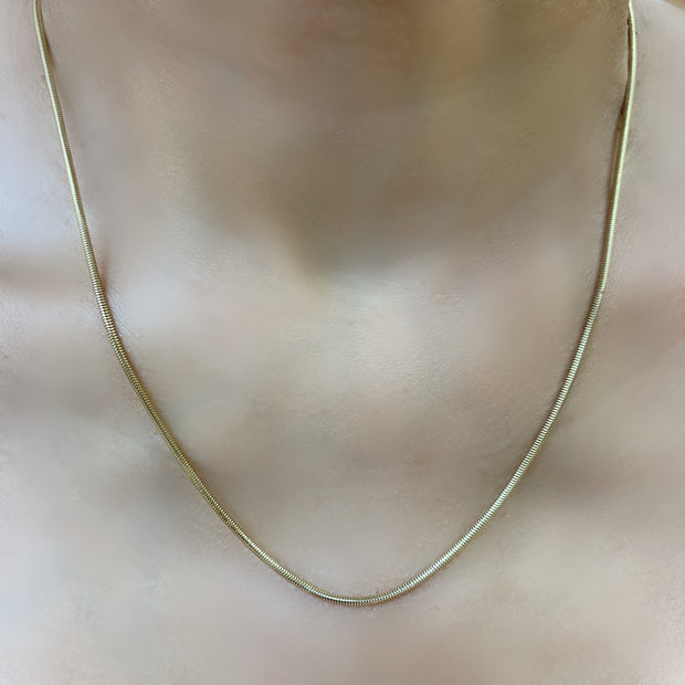 14K Gold Snake Chain 20"