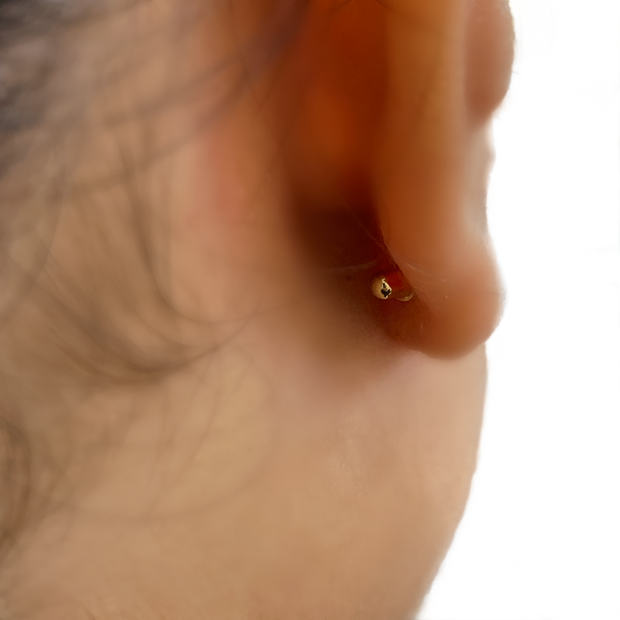 14K Cubic Zircoinia Children's Earrings