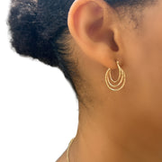 14K Small Hoop Earrings