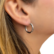 14K Yellow Gold Small Hoop Earrings
