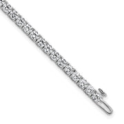 14 Karat White Gold Laboratory Grown Diamond Tennis Bracelet