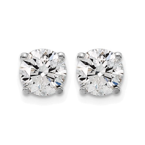 2.00ct Natural Diamond Studs in 14K White Gold