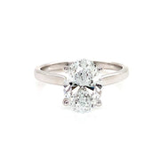 14K 2.33ct Solitaire Laboratory Grown Oval Diamond Engagement Ring