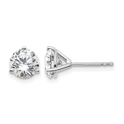 14k White Gold 0.90ct Diamond Stud Earrings