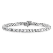 14 Karat White Gold Laboratory Grown Diamond Tennis Bracelet
