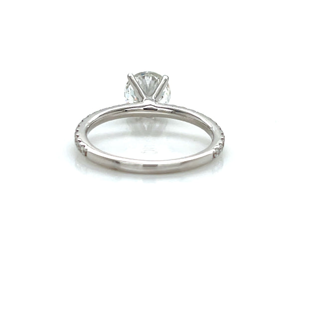 14K 1.10ct Solitaire Laboratory-Grown Diamond Engagement Ring