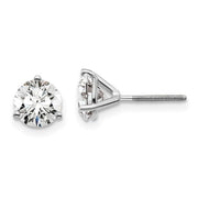 1.50tw Laboratory Grown Diamond Studs in 14K White Gold