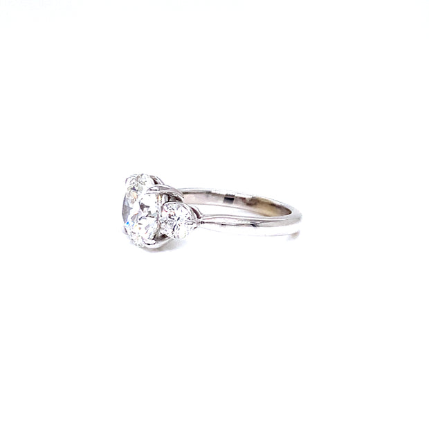 4.06ct tw 3 Stone Laboratory-Grown Diamond Engagement Ring
