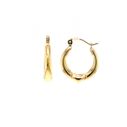 14K Yellow Gold Small Hoop Earrings