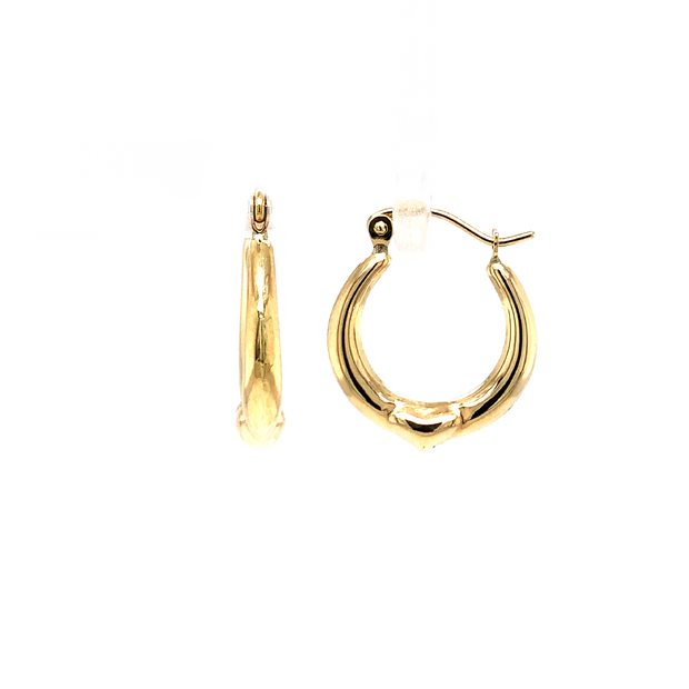14K Yellow Gold Small Hoop Earrings