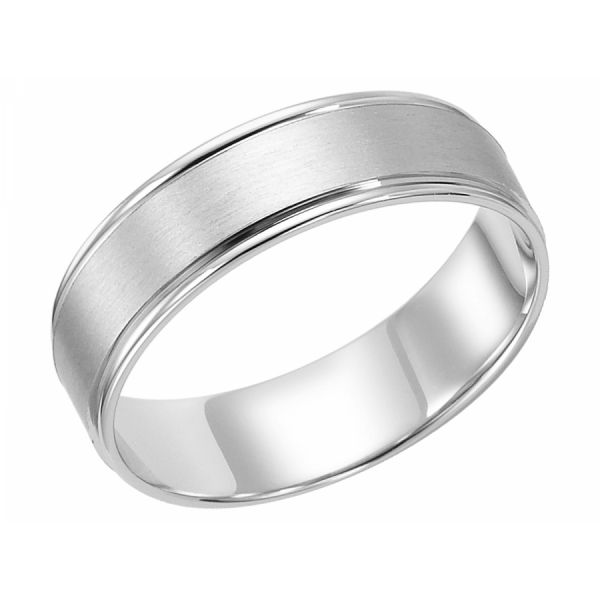 6MM Flat Satin Finish Wedding Band