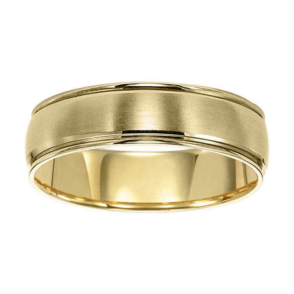 Satin & Polished Wedding Band