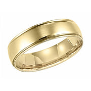 Satin & Polished Wedding Band