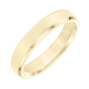 4.5MM Brushed Beveled Edge Band