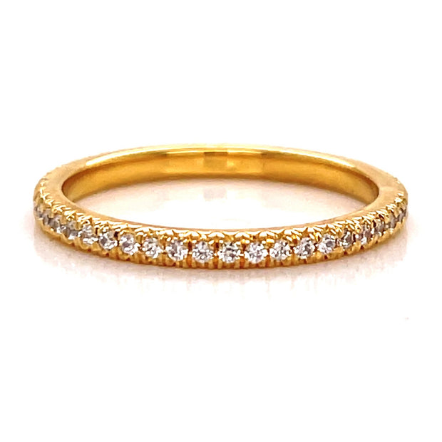 Pave Diamond Eternity Band