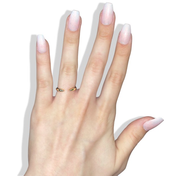 3.2MM Gold Claw Ring