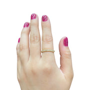 14K Yellow Gold .42tw Prong Set Diamond Band