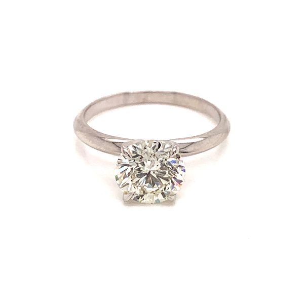 Solitaire Round Diamond Engagement Ring