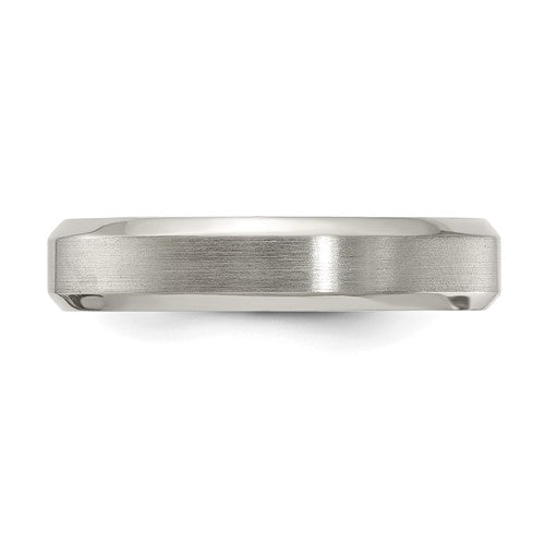 4.5MM Brushed Beveled Edge Band