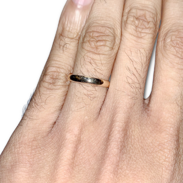 3MM Gold Wedding Band
